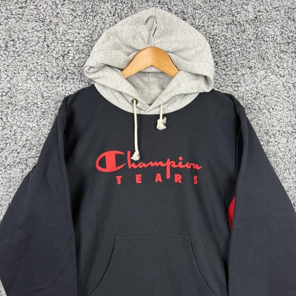 Champion x Denim Tears Hoodie Mens Large Colorblock Reverse Weave Sweatshirt L - Picture 1 of 16